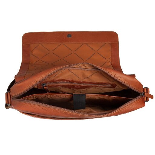 Pánská kožená taška značky The Chesterfield Brand Richard C48.055231 koňaková vnitřní členění