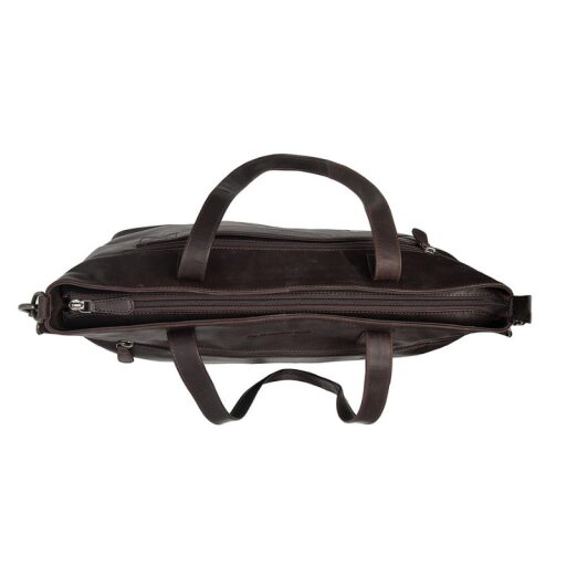 The Chesterfield Brand Kožená shopper kabelka na notebook 14" Osira C38.022601 hnědá horní náhled
