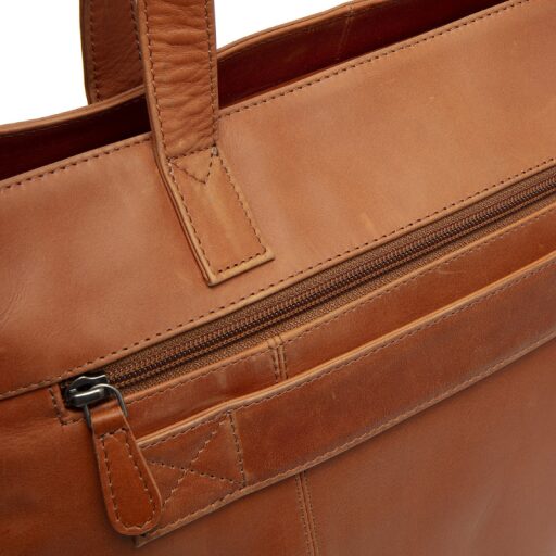 The Chesterfield Brand Kožená shopper kabelka na notebook 14" Osira C38.022631 koňaková