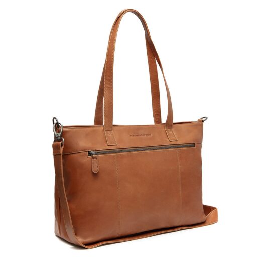The Chesterfield Brand Kožená shopper kabelka na notebook 14" Osira C38.022631 koňaková