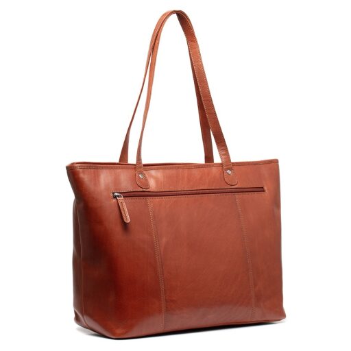 The Chesterfield Brand Kožená kabelka na notebook 15 Ferrera C38.021631 koňaková zadní strana