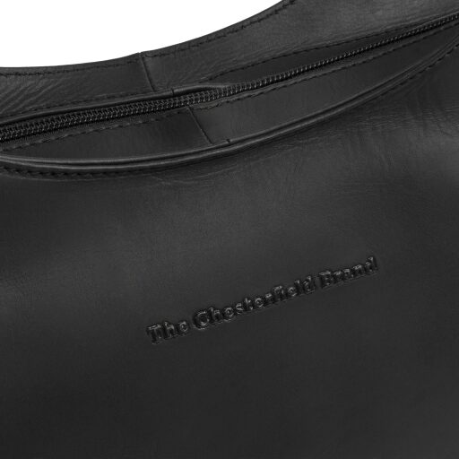 The Chesterfield Brand Kožená kabelka na notebook  Mireya C38.023200 černá logo