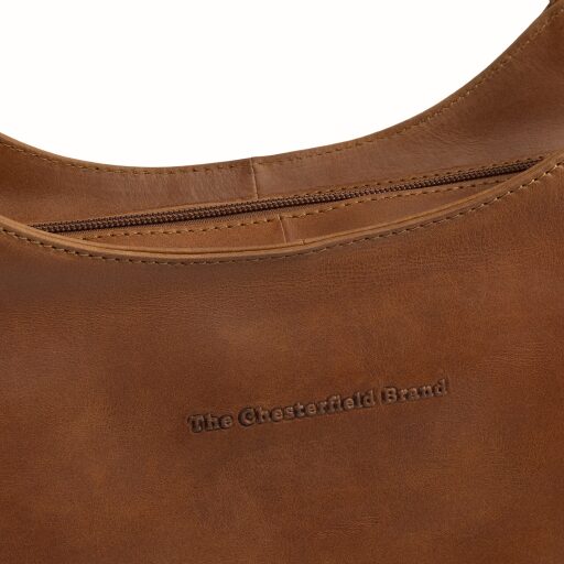 The Chesterfield Brand Kožená kabelka na notebook Mireya C38.023231 koňaková logo