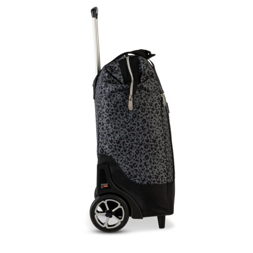 PUNTA wheel Velká nákupní taška na kolečkách 10303-0127 šedá leopardí vzor boční náhled