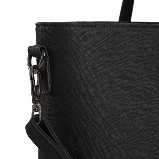 DANIEL RAY velká shopper kabelka na notebook 15,6" Lithgow DR18.1619.00 černá detail