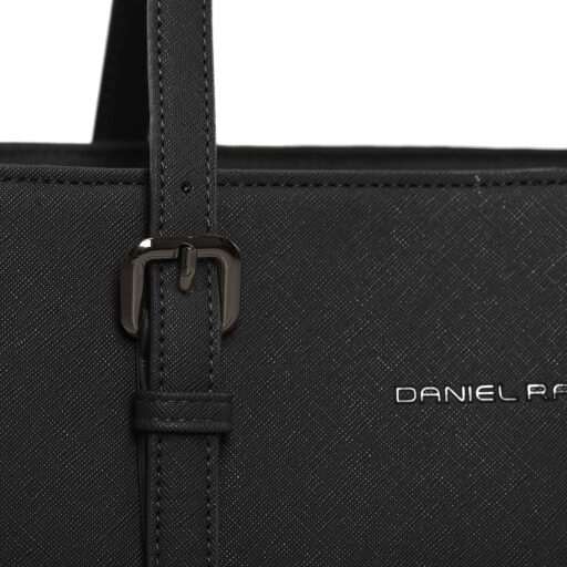 DANIEL RAY velká shopper kabelka na notebook 15,6" Lithgow DR18.1619.00 černá logo