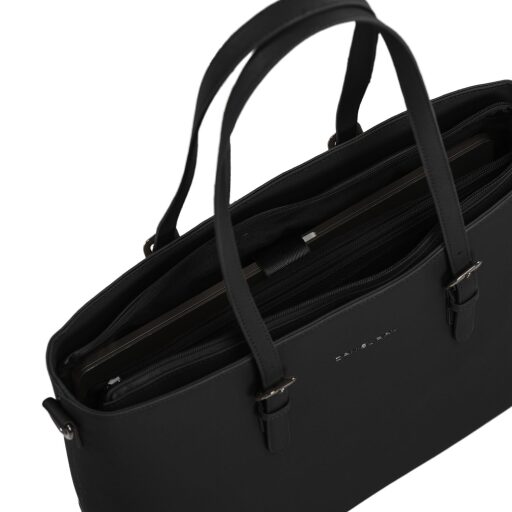 DANIEL RAY velká shopper kabelka na notebook 15,6" Lithgow DR18.1619.00 černá otevřená