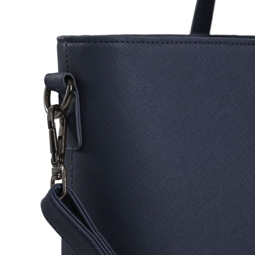 DANIEL RAY velká shopper kabelka na notebook 15,6" Lithgow DR18.1619.10 tmavě modrá detail