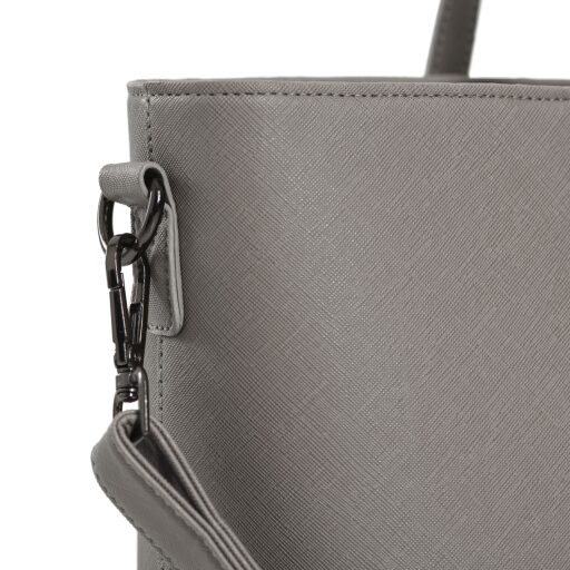 DANIEL RAY velká shopper kabelka na notebook 15,6" Lithgow DR18.1619.59 světle šedá detail