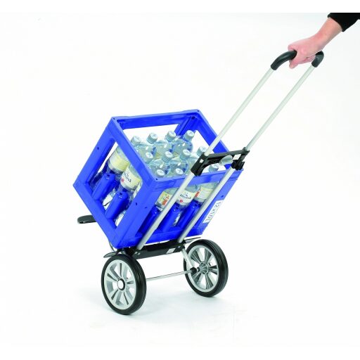 Andersen Nákupní taška na kolečkách ALU STAR SHOPPER® SUSI 115-130-90 modrá