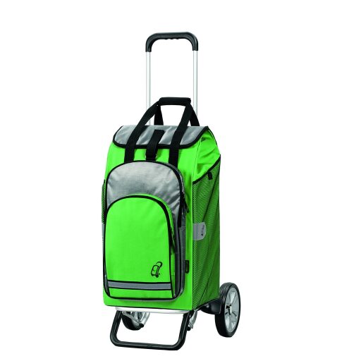 Nákupní taška na kolečkách - batoh Andersen  ALU STAR SHOPPER® HYDRO 115-036-50 zelená 