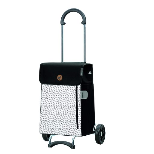 Andersen Nákupní taška na kolečkách s termopřihrádkou SCALA SHOPPER® TUVA 112-158-00 černo - bílá