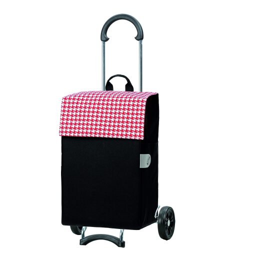 Andersen Nákupní taška na kolečkách SCALA SHOPPER® IKO 112-133-70 černo-červená