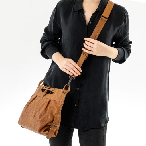 aunts & uncles Dámská kožená kabelka crossbody Mrs. Muffin