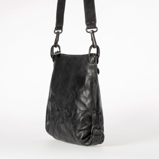 Elegantní dámská kožená kabelka Mrs. Raisin Cookie 40349-0 černá