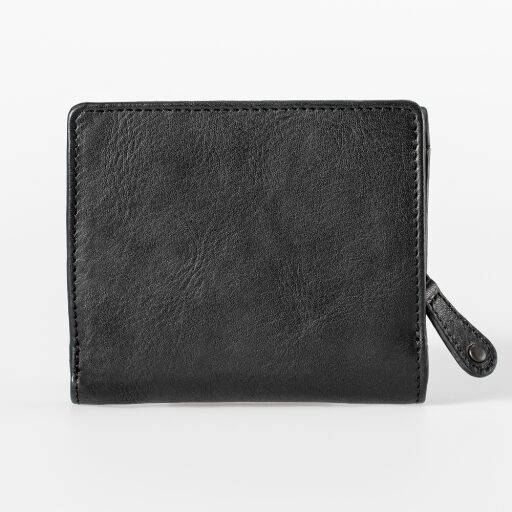a&u Dámská kožená peněženka s klopou Grandma´s Luxury Club Chelsea 42216-0 černá zadní strana