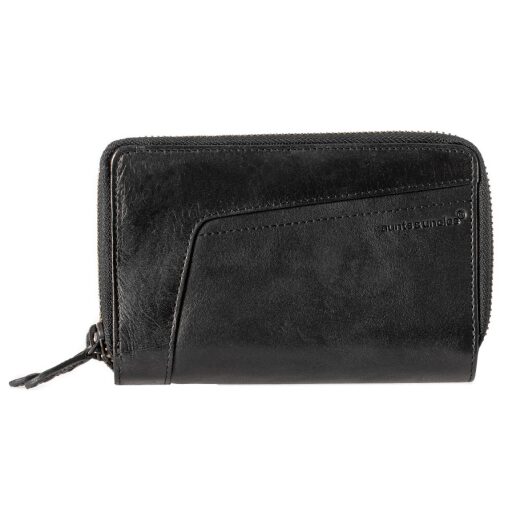 Dámská kožená peněženka na zip aunts & uncles Betty 42215-0 černá
