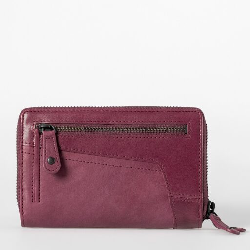 aunts&uncles Dámská kožená peněženka na zip RFID Grandma´s Luxury Club Betty 42215-77 červená zadní strana