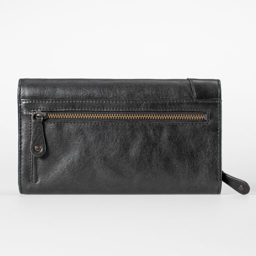 aunts & uncles Dámská kožená peněženka velká RFID Grandma´s Luxury Club Hazel 42217-0 černá zadní strana