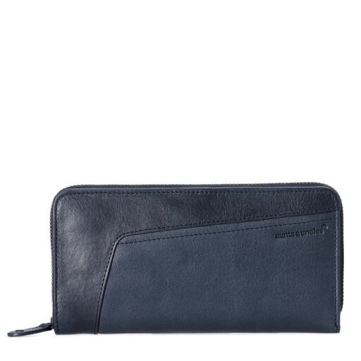 Dámská kožená peněženka na zip s klopou aunts & uncles Tilda 42210-97 modrá