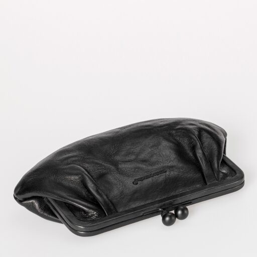 kožená kabelka clutch ROSE černá
