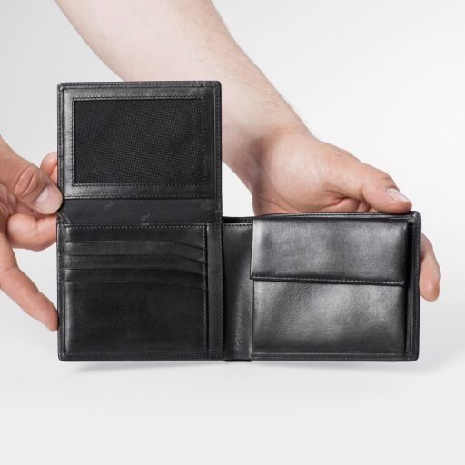 aunts & uncles Pánská kožená peněženka RFID Norwegians Bjarne 52110-0 černá