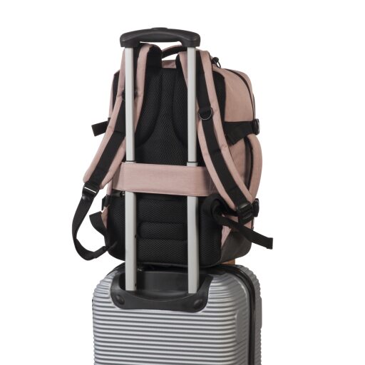 BestWay Cestovní batoh 40x25x20 cm Cabin Pro Small 40290-2100 starorůžový na rukojeti kufru