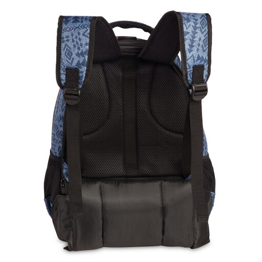 BestWay Školní batoh na kolečkách 40028-5300 šedo-modrý