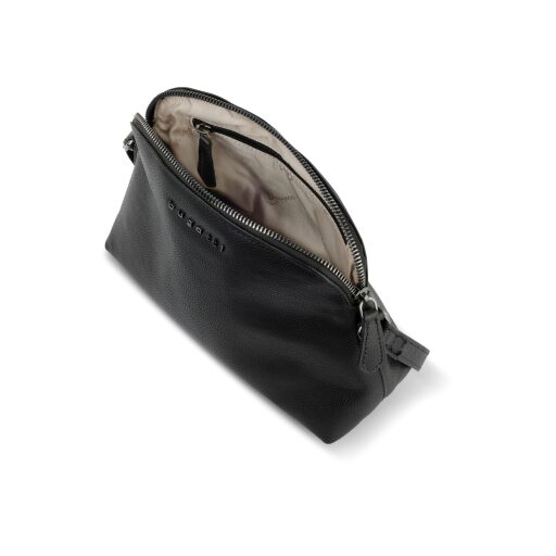 Bugatti Shoulder Bag Small Kompaktní dámská kožená kabelka 49480101 černá