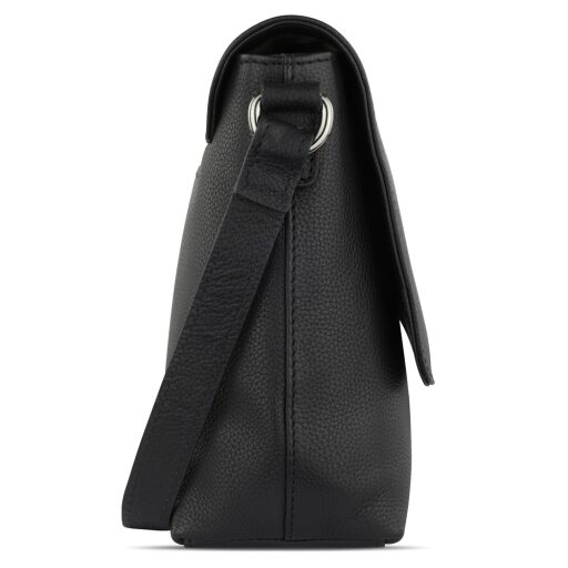 Bugatti Dámská kožená kabelka s klopou Bella Shoulder Bag 49480301 černá