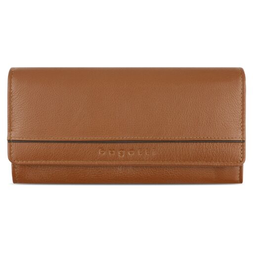 Bugatti Banda Ladies Wallet 49133507 Dámská kožená peněženka s klopou - přední strana