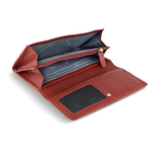 Bugatti Banda Ladies Wallet 49133516 Dámská kožená peněženka s klopou - vnitřní přihrádky