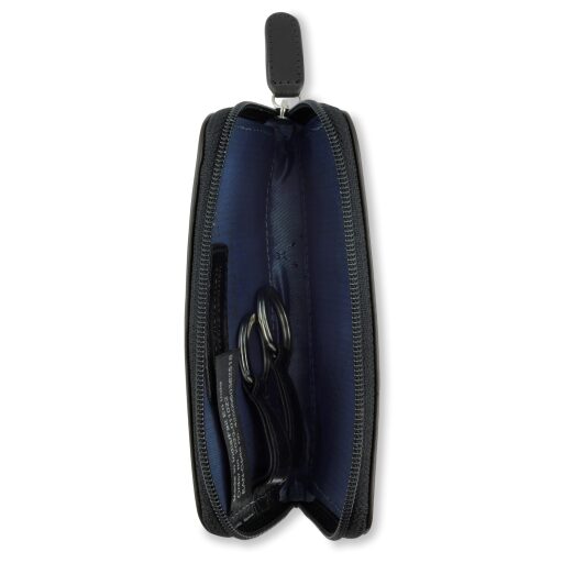 Bugatti Nobile Pánská kožená klíčenka RFID 449125101 černá otevřená