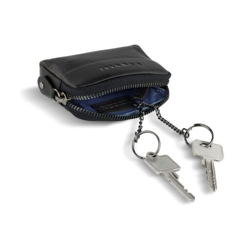 Bugatti Kožené pouzdro na klíče RFID Nome Key Case 49160501 černé