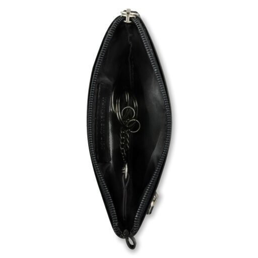 Bugatti Kožená klíčenka / pouzdro na klíče Super Slim Key Case RFID 49190601 černá