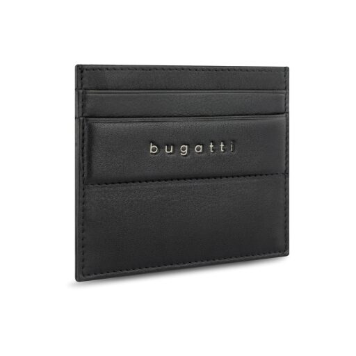 Bugatti Nome Card Case RFID Kožené pouzdro na karty 49160701 černé