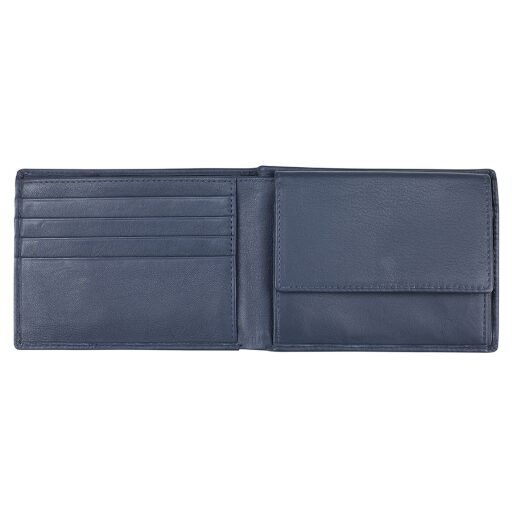 Bugatti Pánská kožená peněženka MANHATTAN 49111905 modrá