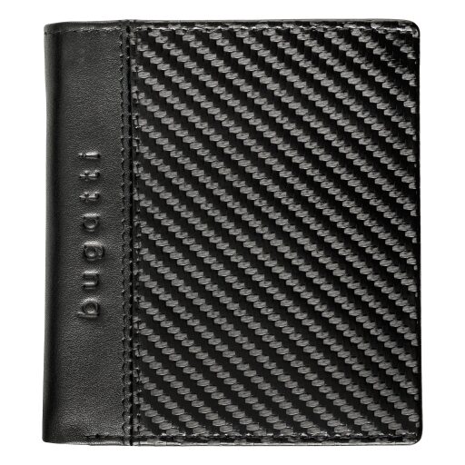 Bugatti Pánská kožená peněženka na výšku RFID Comet 49220501 černá
