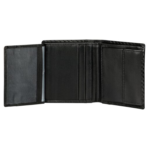 Bugatti Pánská kožená peněženka na výšku RFID Comet 49220501 černá