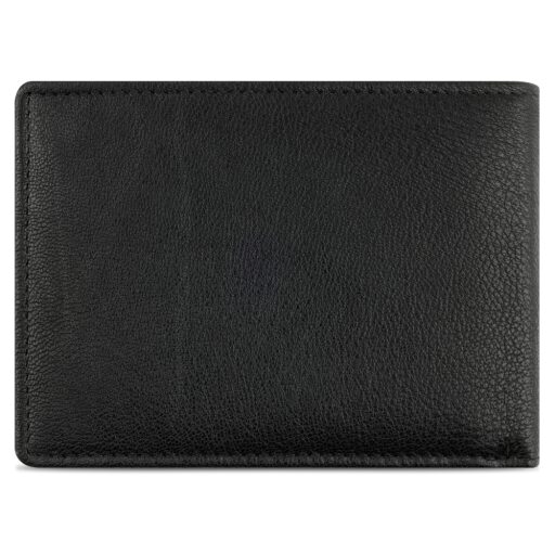 Bugatti Pánská kožená peněženka RFID Banda Wallet With Flap 49133201 černá - zadní strana