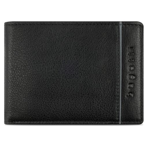 Bugatti Pánská kožená peněženka RFID Banda Wallet With Flap 49133201 černá - přední strana peněženky