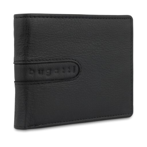 Pánská kožená peněženka RFID Bugatti Bomba Combi Wallet 49135301 černá