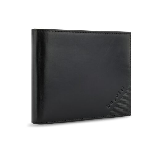 Bugatti Nobile Wallet With Flap Pánská kožená peněženka RFID 49125401 černá