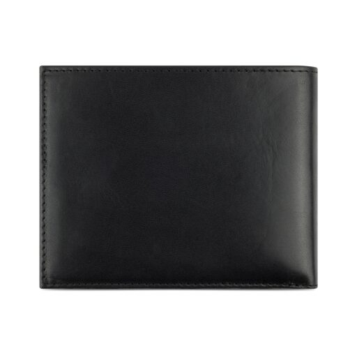 Bugatti Nobile Wallet With Flap RFID 49125401 Pánská kožená peněženka černá - zadní strana