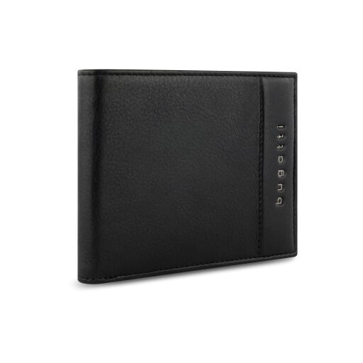 Bugatti Nome Wallet With Flap 49160101 Pánská kožená RFID peněženka černá