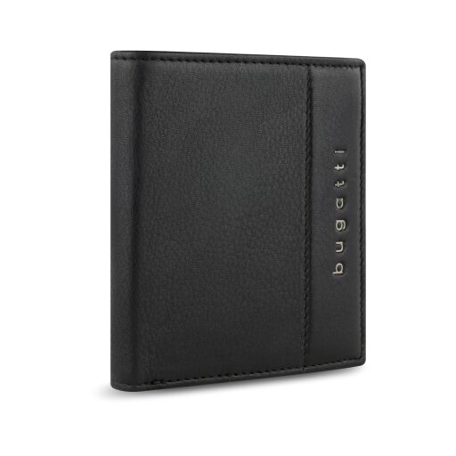 Bugatti Nome Vertical Small Wallet 49160401 pánská kožená peněženka RFID černá