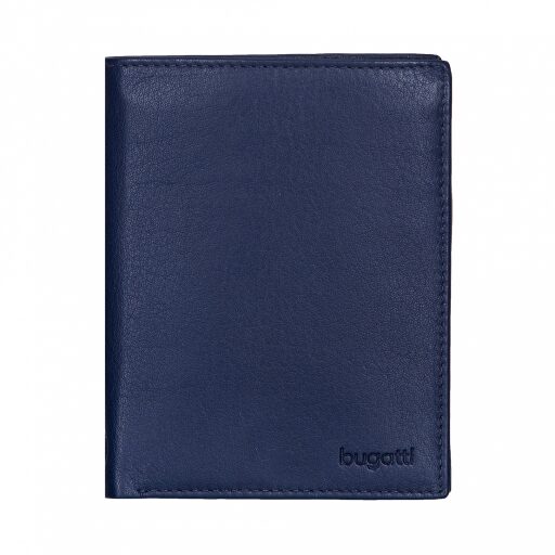 Pánská kožená peněženka Bugatti SEMPRE 49117605 modrá 
