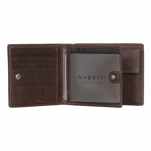 Pánská kožená peněženka Bugatti VOLO 49217802  - vnitřní členění