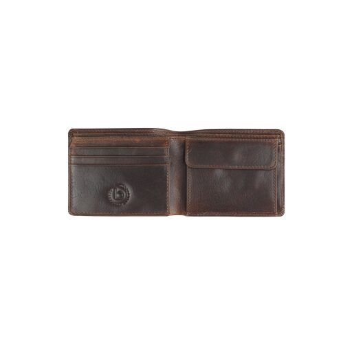 Bugatti Pánská kožená peněženka Woven 49611418 hnědá