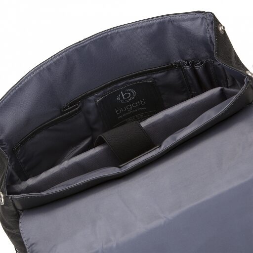 Bugatti Stylový kožený batoh na notebook Sartoria 49546301 černý